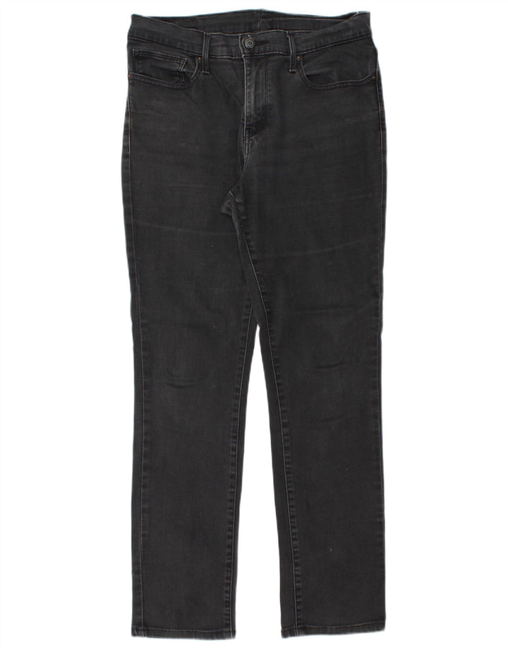 Levi's Herren 511 Slim Jeans W31 L29 schwarze Baumwolle