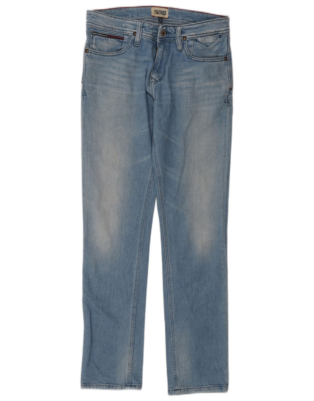 Tommy Hilfiger Damen Slim Jeans W29 L32 Blaue Baumwolle