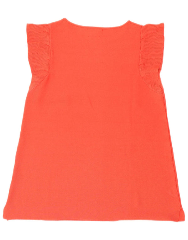 Massimo Dutti Damen Bluse Top UK 10 Small Rot