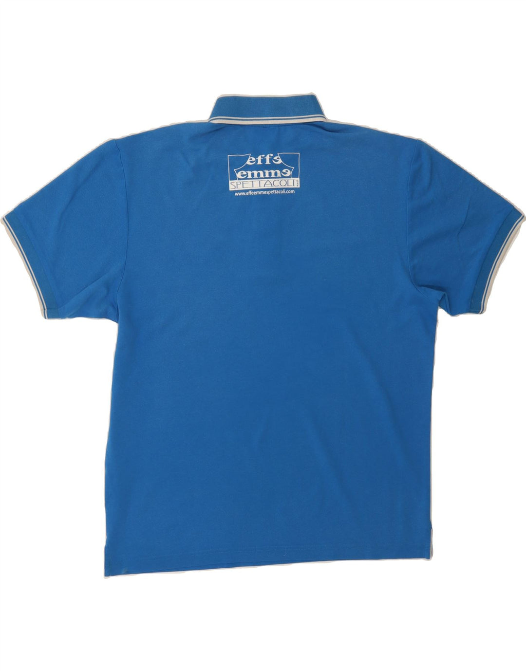 CHAMPION Mens Graphic Polo Shirt Large Blue Cotton Vintage Champion and Second-Hand Champion from Messina Hembry 