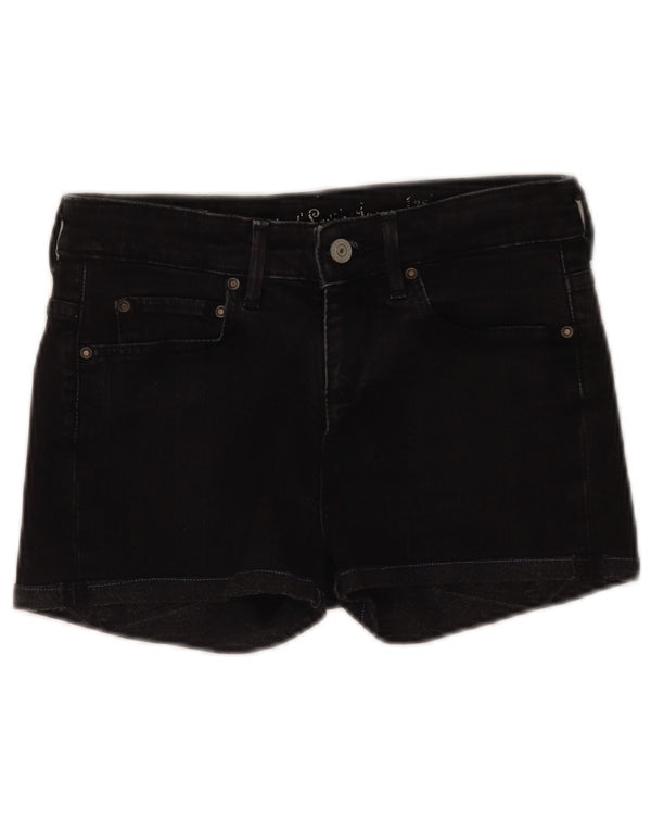 Levi's Damen Denim Hot Pants W28 Mittelschwarze Baumwolle