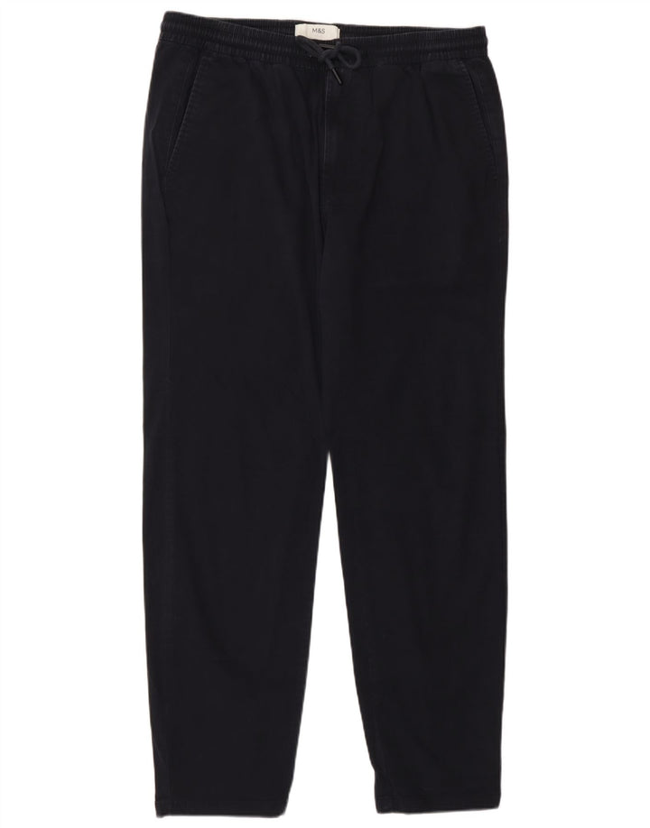 Marks & Spencer Herren gerade Chino-Hose, Größe M, W32, L29, Marineblau