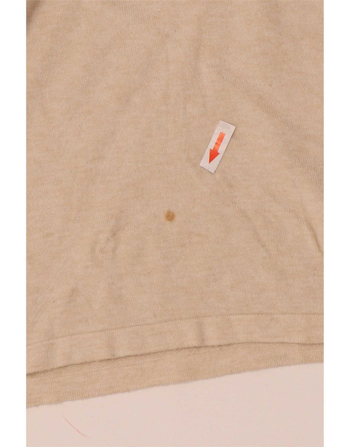 Zara Damen-Pullover mit Rundhalsausschnitt, Gr. 10, Größe S, gebrochenes Weiß