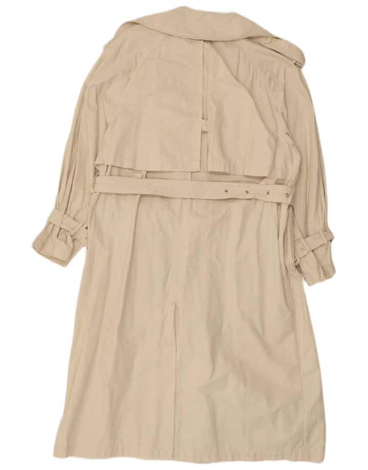 ZARA Damen Übergroßer Trenchcoat UK 14 Mittelbeige Polyester