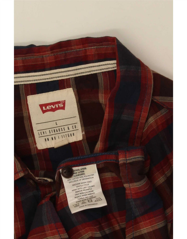 Levi's Herrenhemd, groß, mehrfarbig, kariert, Baumwolle
