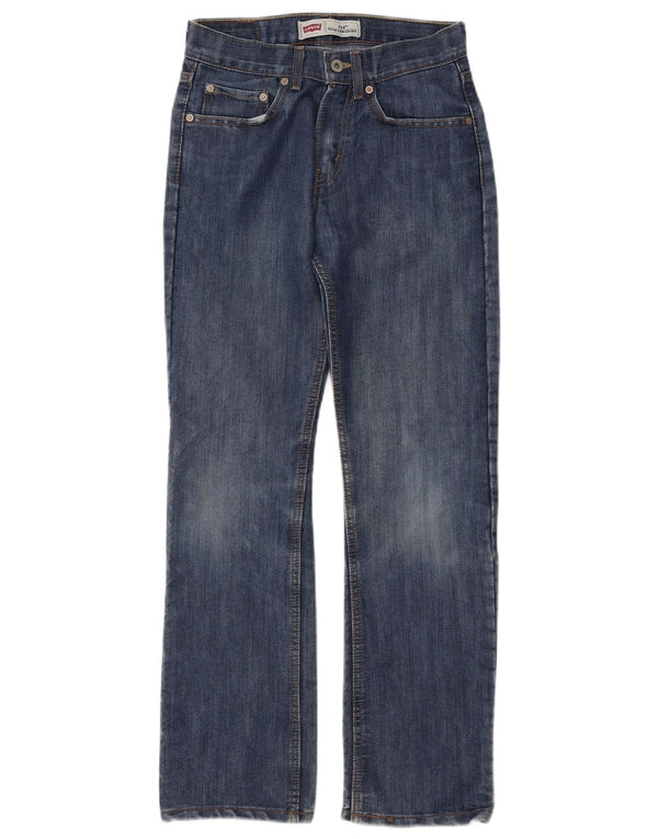 LEVI'S Mädchen 514 Straight Slim Jeans 15–16 Jahre W26 L28 Blaue Baumwolle