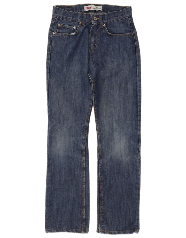 LEVI'S Mädchen 514 Straight Slim Jeans 15–16 Jahre W26 L28 Blaue Baumwolle