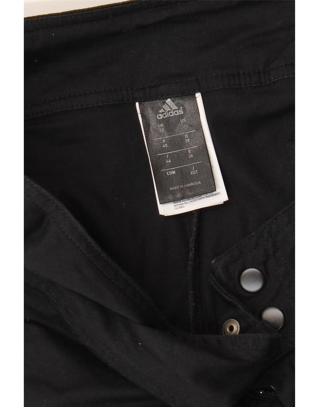 ADIDAS Damen Climalite Freizeithose UK 12 Medium W32 L30 Schwarz