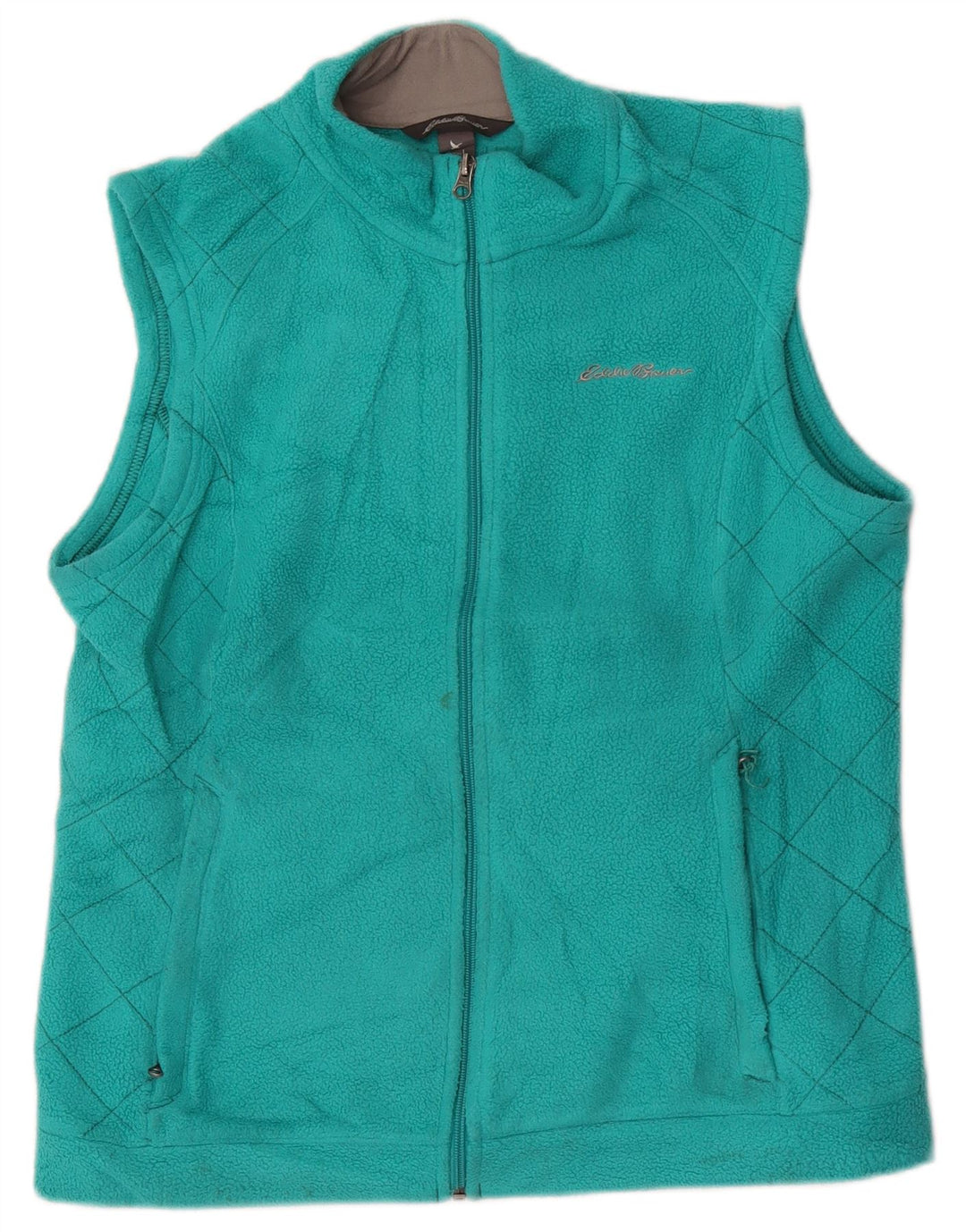 Eddie Bauer Damen Fleeceweste UK 16 Large Türkis Polyester