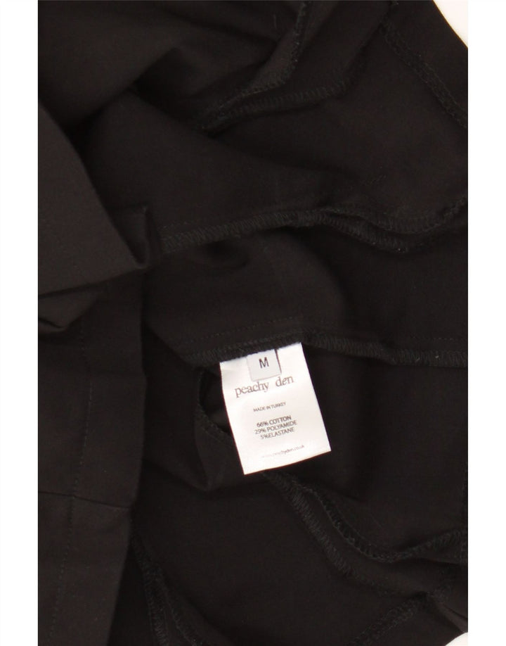 Peachy Den Damen Crop Cami Top UK 12 Mittelschwarze Baumwolle