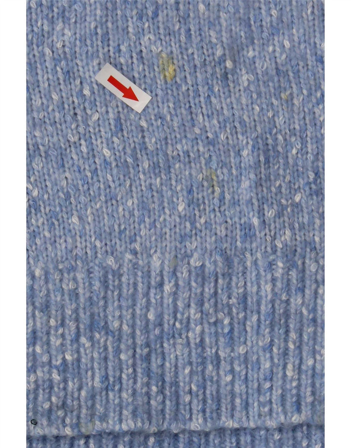 Marks & Spencer Rollkragenpullover für Damen, Gr. 14, mittelblau meliert