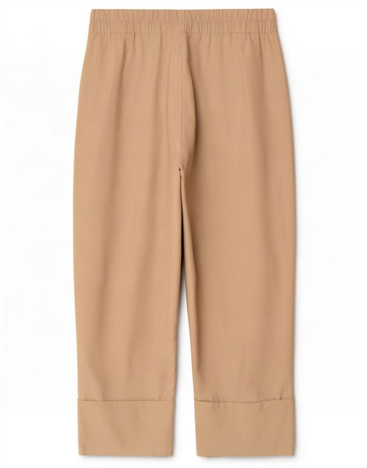 Kurze Hose von Zara für Damen, mittelgroß, W28, L25, beige Viskose