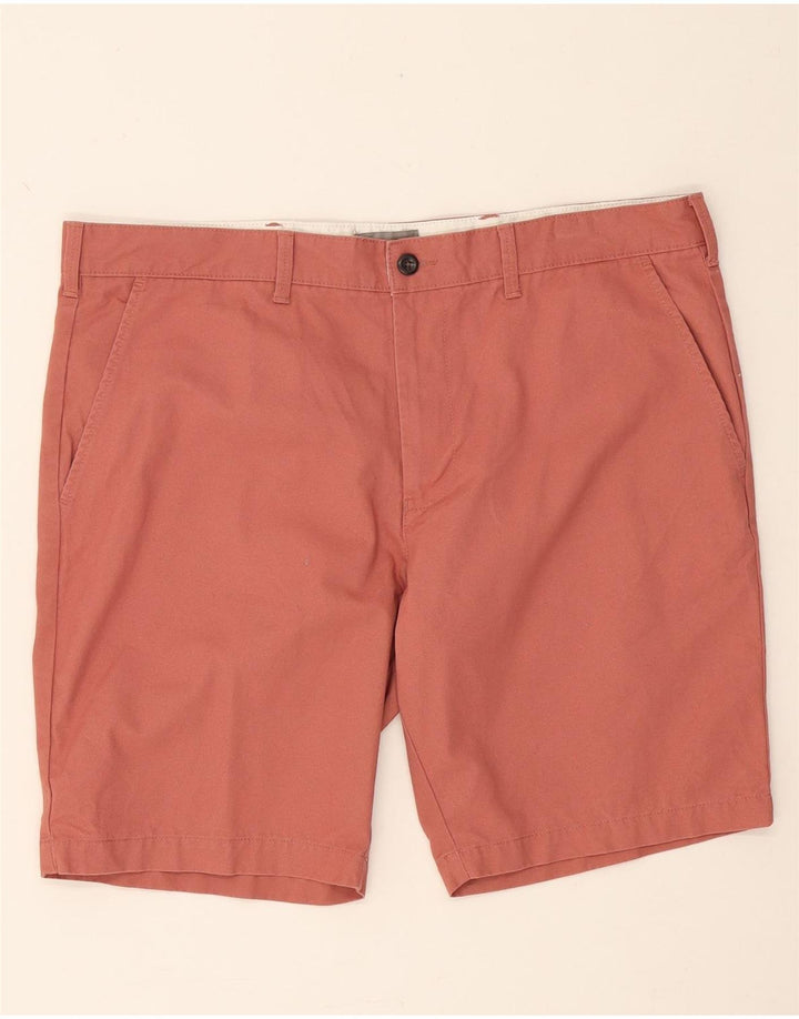 Marks & Spencer Herren Chinoshorts W38 XL Rosa Baumwolle