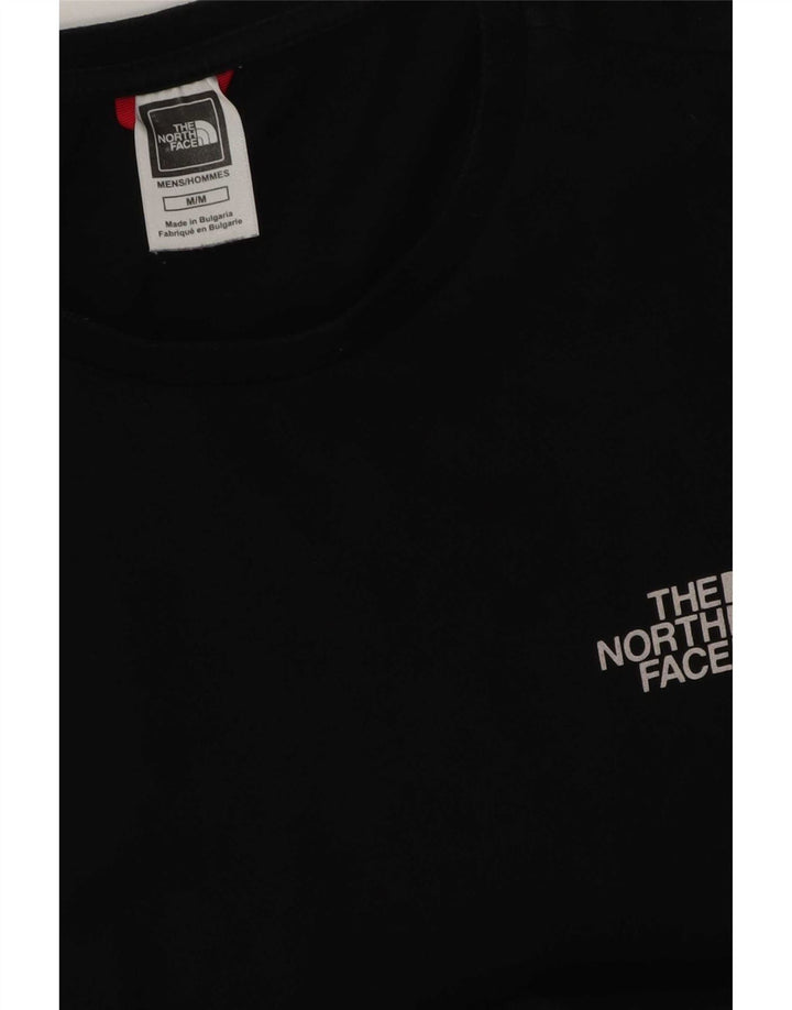 The North Face Herren-T-Shirt-Oberteil aus mittelschwarzer Baumwolle