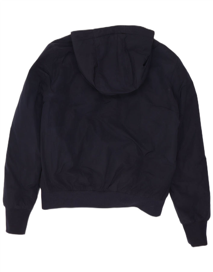 Fay Mädchen-Bomberjacke mit Kapuze, 12–13 Jahre, marineblaues Polyester