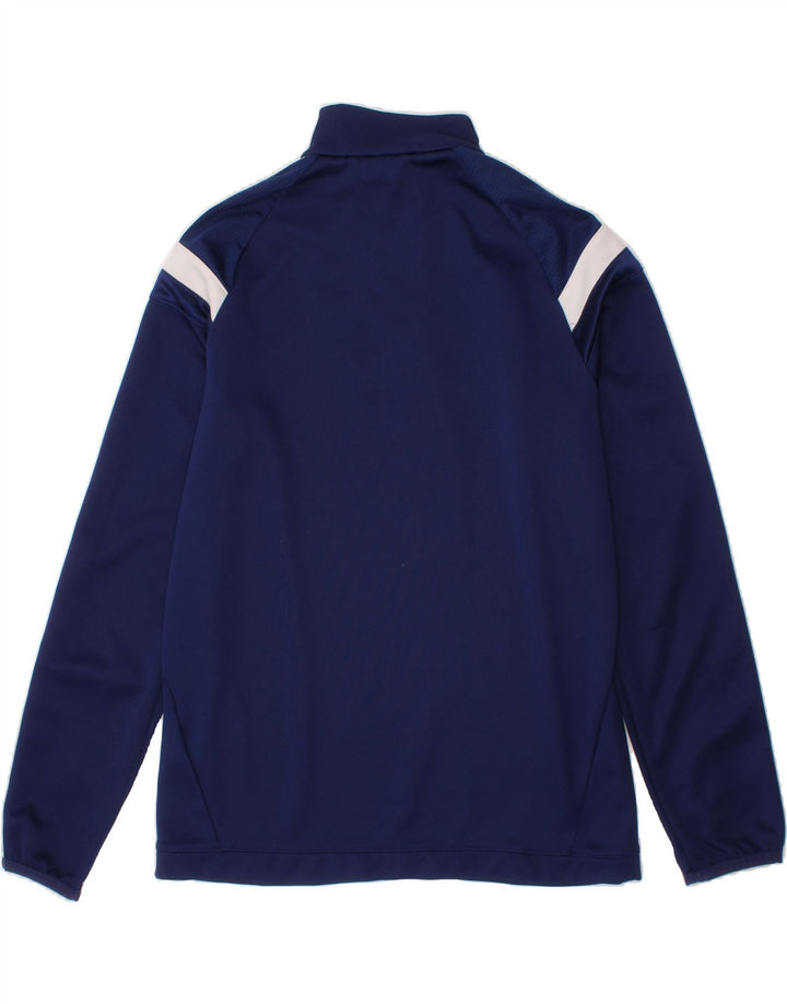 ADIDAS Boys Climacool Pullover Tracksuit Top 11-12 Years Large Navy Blue Vintage Adidas and Second-Hand Adidas from Messina Hembry 