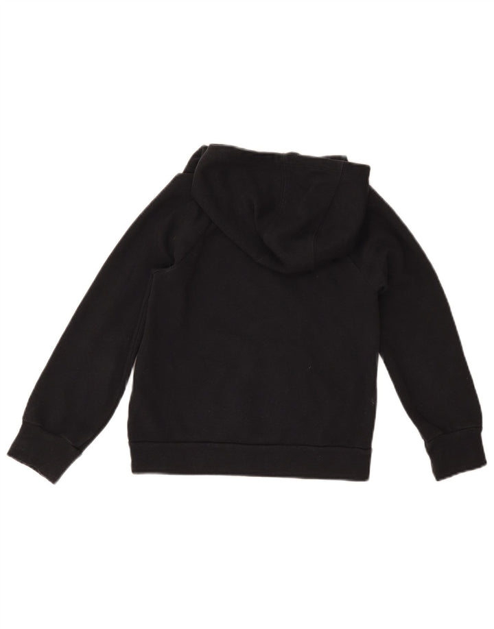 UNDER ARMOUR Mädchen-Pullover mit grafischem Loose-Fit-Kapuzenpullover, 6–7 Jahre, XS, Schwarz
