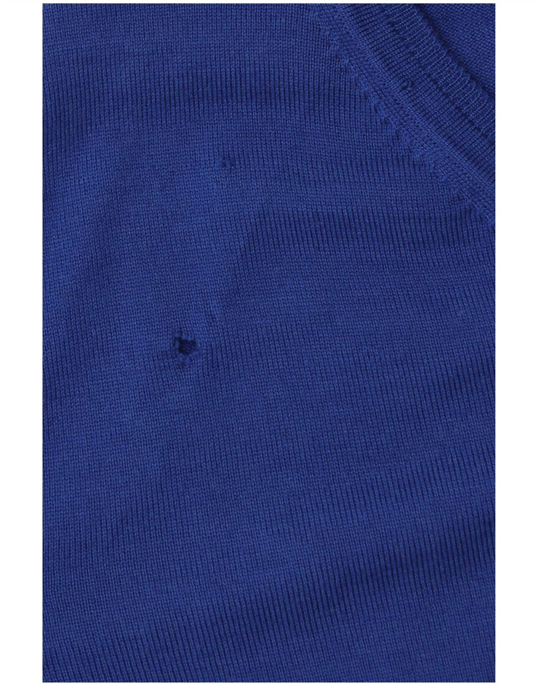 Hugo Boss Herren-Pullover mit V-Ausschnitt, XL, blaue Schurwolle