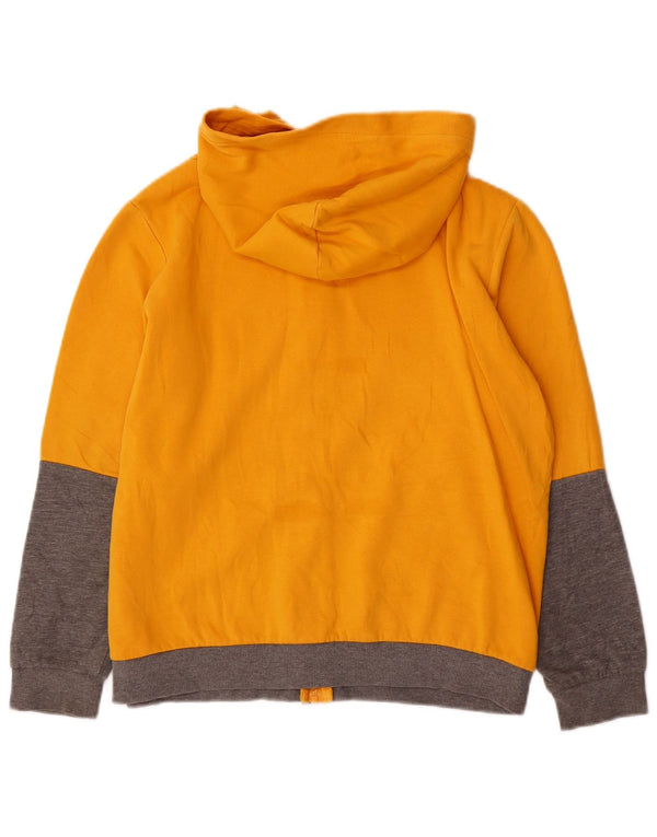 Diadora Kapuzenpullover mit grafischem Reißverschluss für Jungen, 11–12 Jahre, XL, Gelb, Farbblock