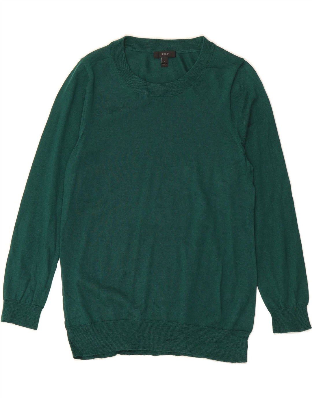J. CREW Womens Boat Neck Jumper Sweater UK 12 Medium Green Vintage J. Crew and Second-Hand J. Crew from Messina Hembry 