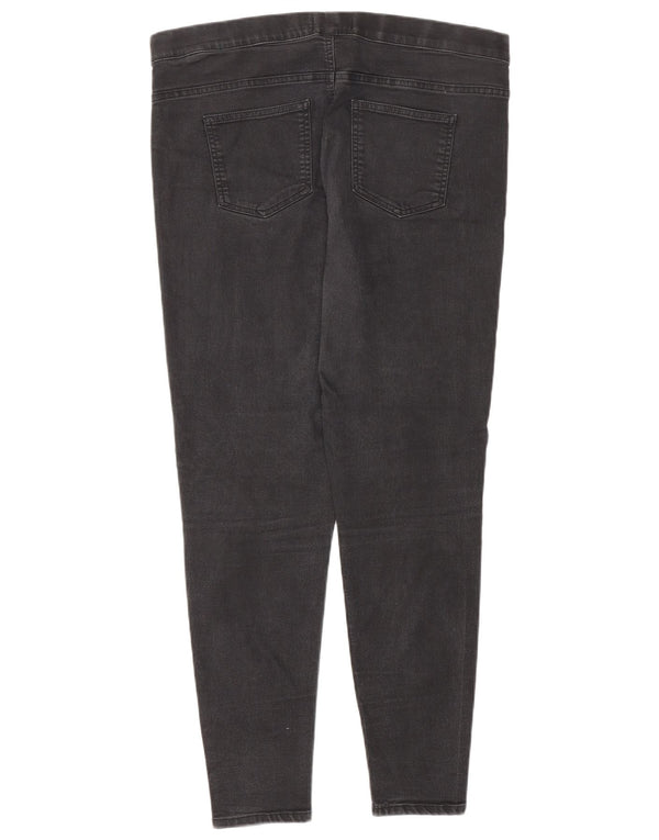 Marks & Spencer Damen Jegging-Jeans UK 16 Large W34 L27 Schwarze Baumwolle