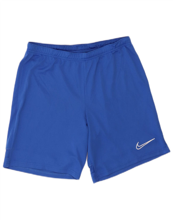Nike Herren Dri Fit Sportshorts Mittelblaues Polyester