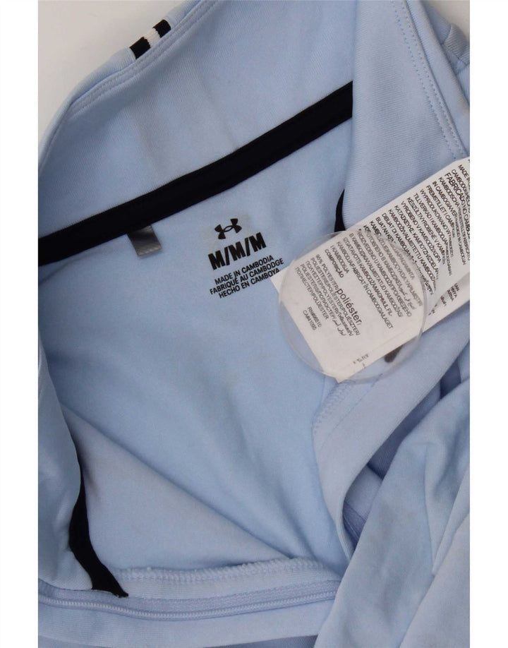 Under Armour Damen-Pullover-Trainingsanzugoberteil mit Reißverschluss, UK 12, Mittelblau