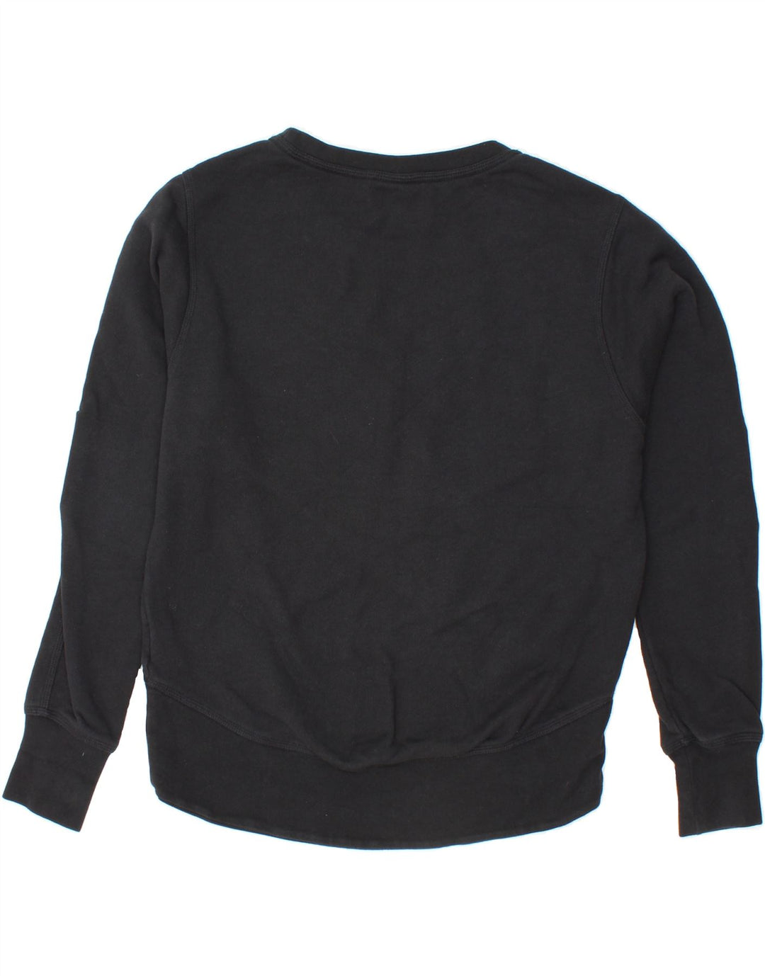 NIKE Womens Graphic Sweatshirt Jumper UK 14 Medium Black Cotton Vintage Nike and Second-Hand Nike from Messina Hembry 