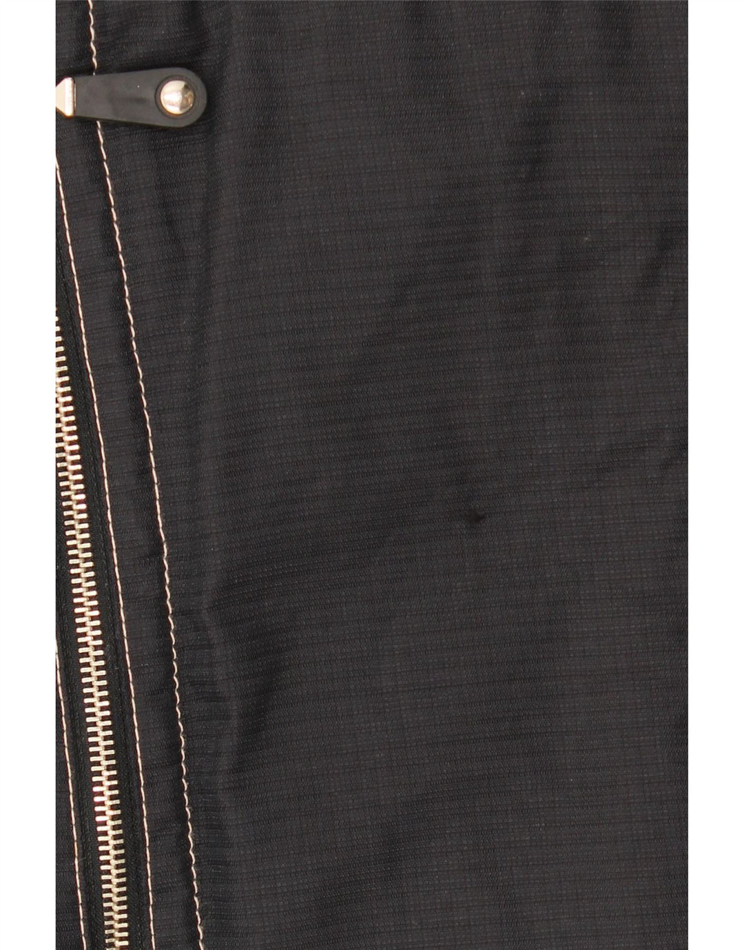 Vintage Damen Übergroße Windjacke IT 44 Mittelschwarzes Polyamid