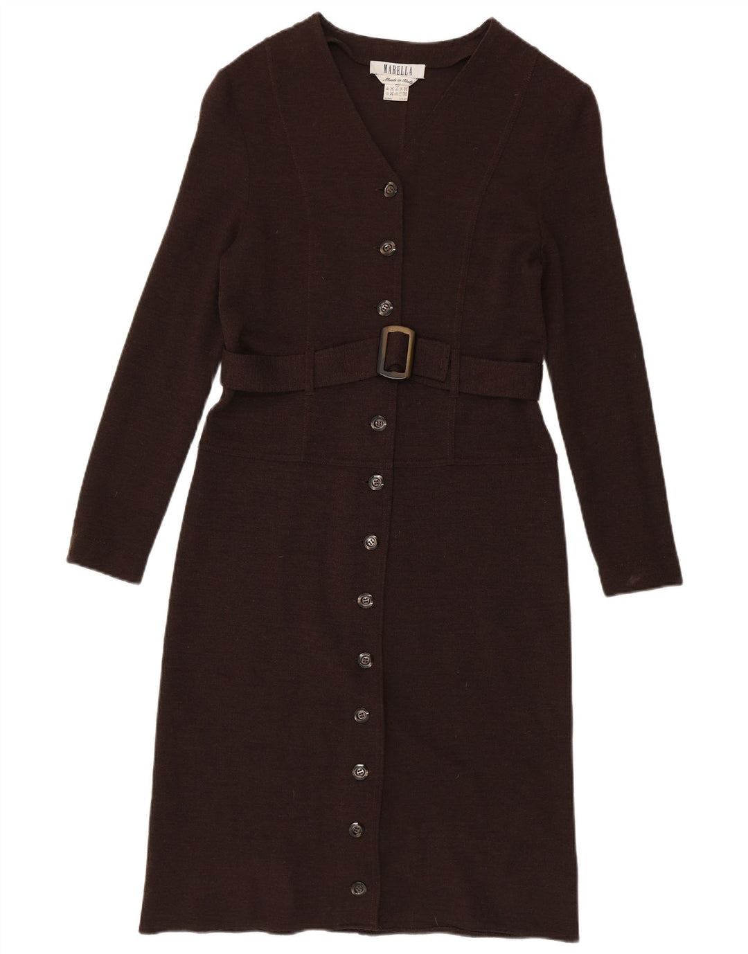Marella Damen Pulloverkleid IT 44 Mittelbraun