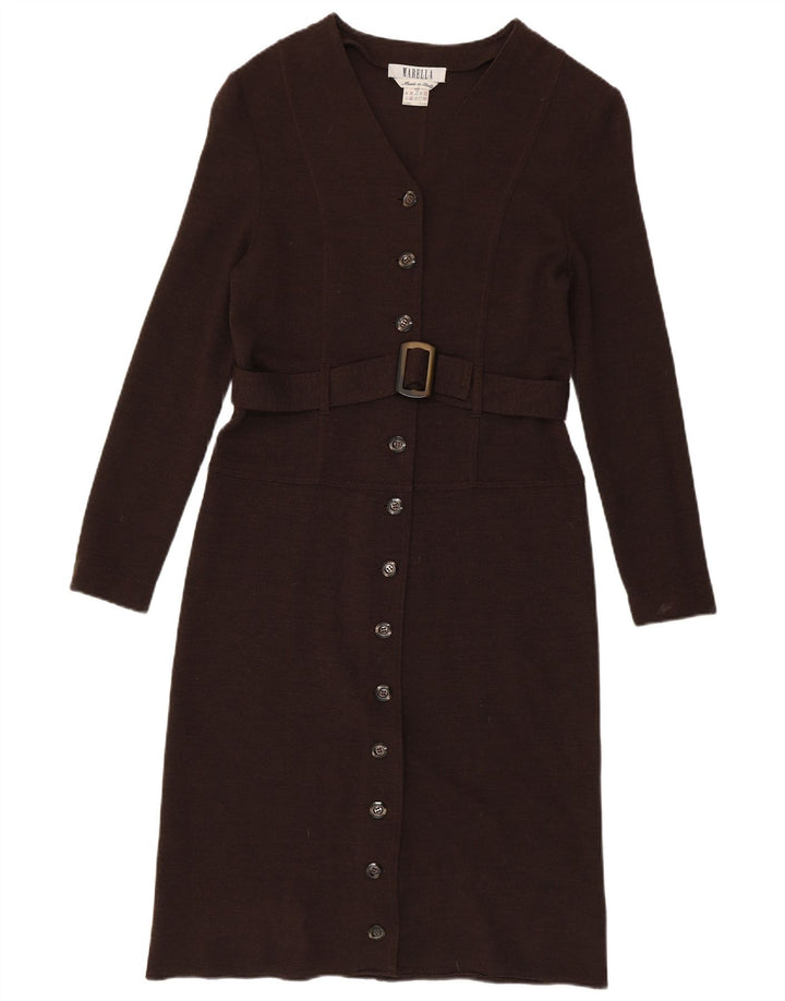 Marella Damen Pulloverkleid IT 44 Mittelbraun