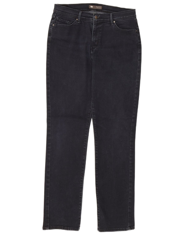 LEVI'S Womens 512 Skinny Jeans US 12 Large W31 L32 Navy Blue