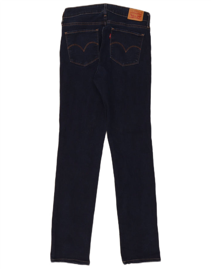 Levi's Damen 712 Slim Jeans W29 L32 Marineblau Baumwolle