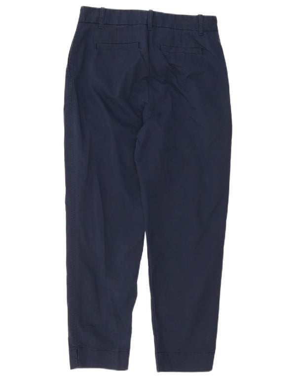 Marks & Spencer Damen Tapered Chinohose UK 8 Small W28 L26 Marineblau