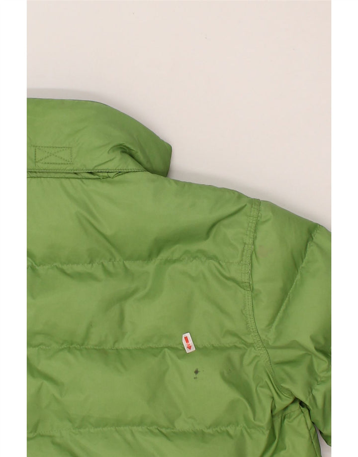LEE Boys Padded Jacket 9-10 Years Small Green Polyester Vintage Lee and Second-Hand Lee from Messina Hembry 