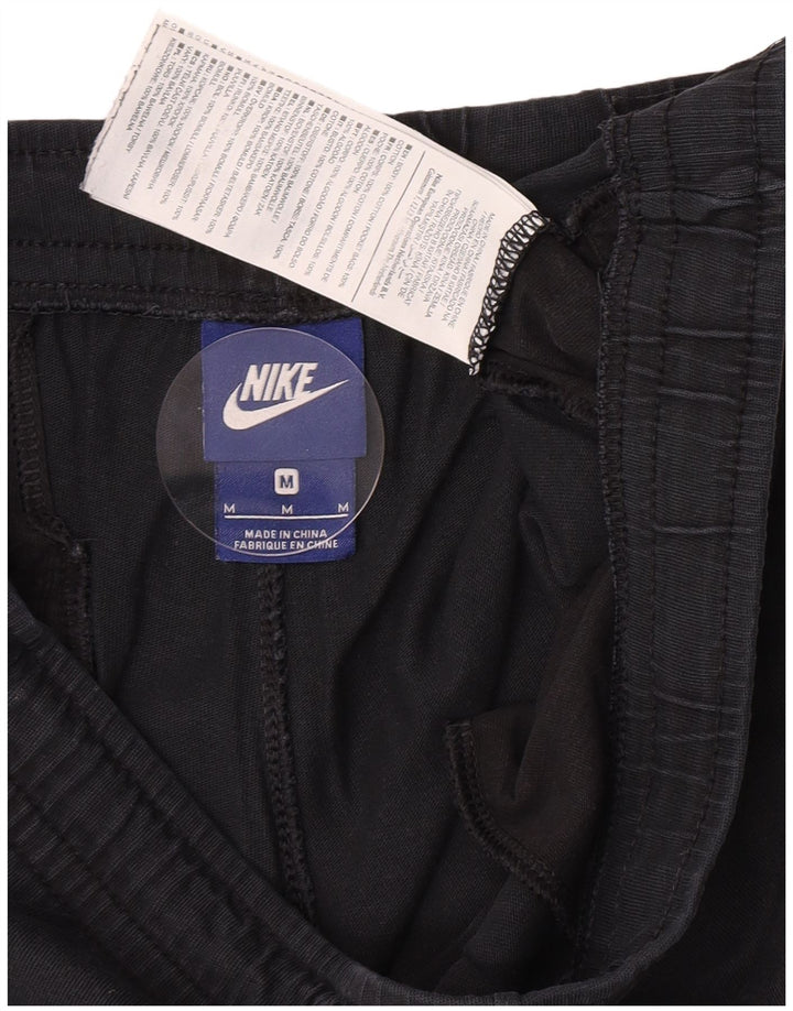 Nike Herren-Sportshorts, mittelgroß, schwarze Baumwolle