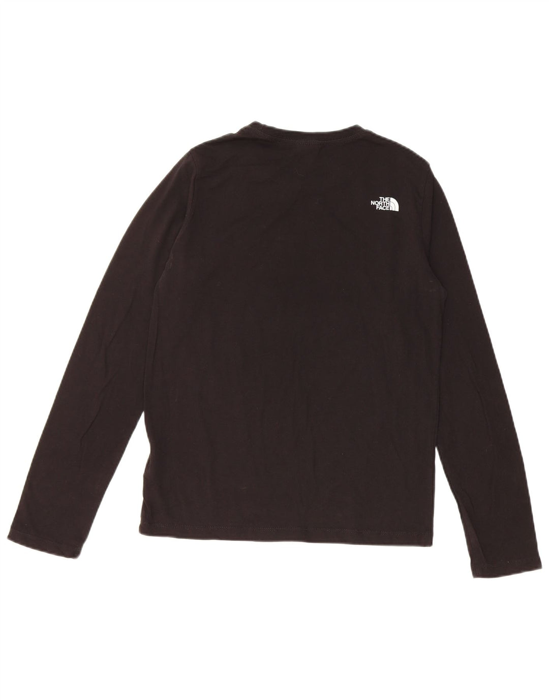 THE NORTH FACE Mädchen-Grafik-Top, langärmelig, 14–15 Jahre, XL, schwarze Baumwolle