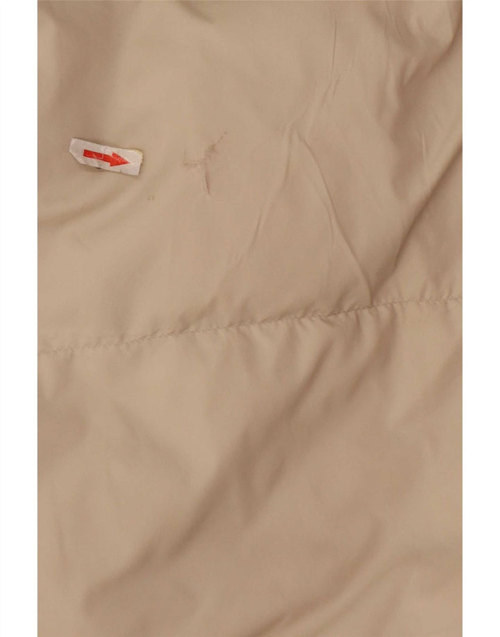Kappa Herren Wattierte Jacke UK 44 2XL Beige Colourblock Polyamid