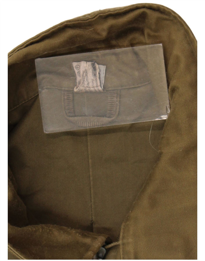 Vintage Herren Militärjacke UK 40 Large Khaki Polyester