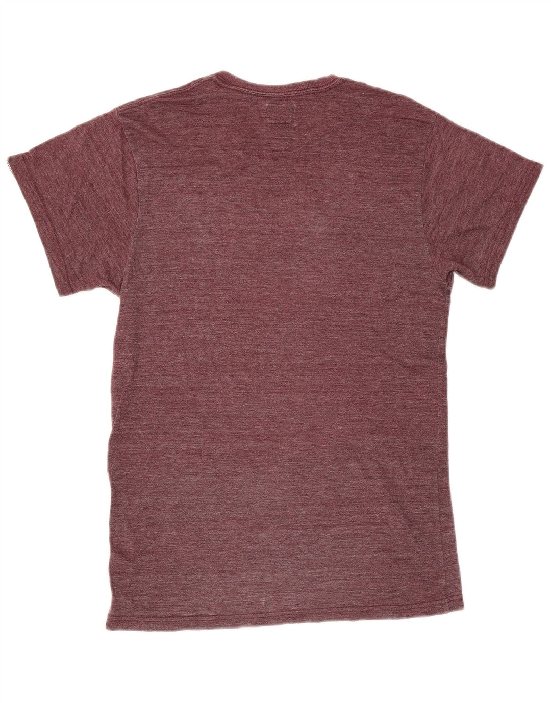 Vans Herren T-Shirt mit Grafik, Größe S, Burgunderrot meliert