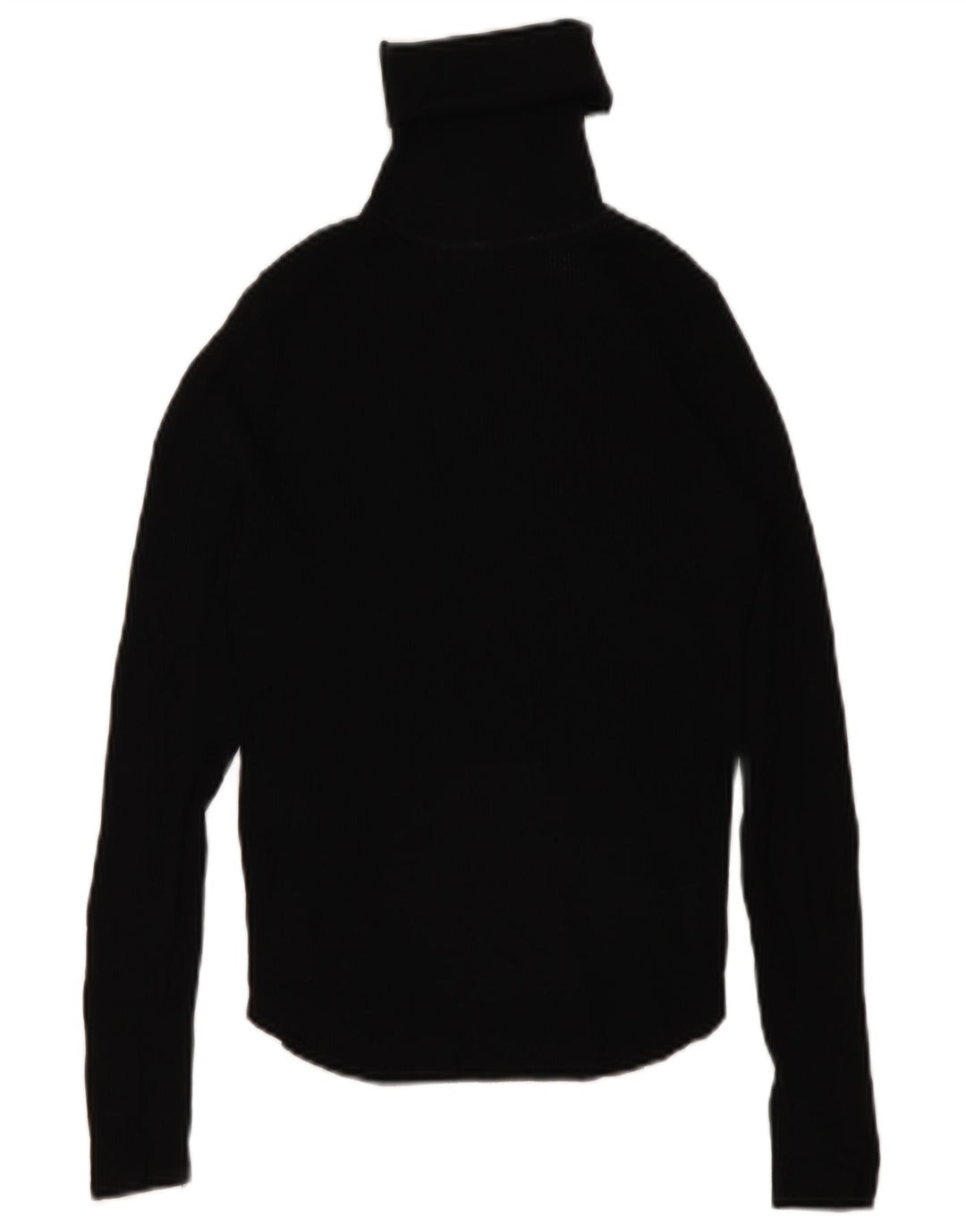 Zara Damen-Pullover mit Rollkragen, Gr. 8, Größe S, schwarze Viskose
