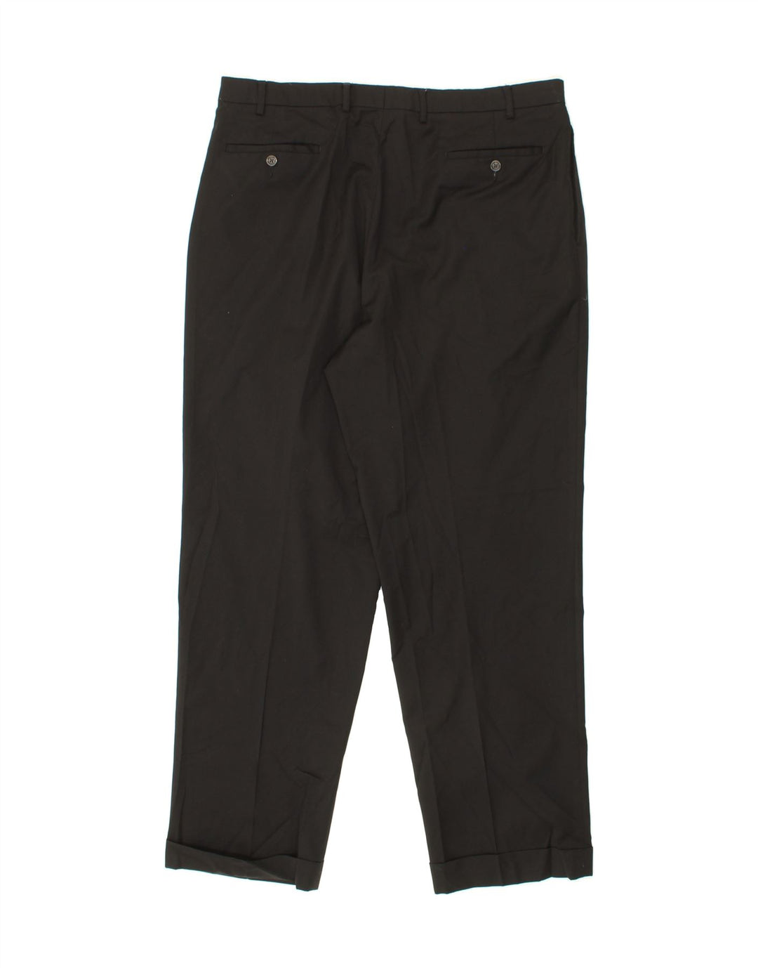 IZOD Mens Pegged Suit Trousers W38 L32 Black Vintage Izod and Second-Hand Izod from Messina Hembry 