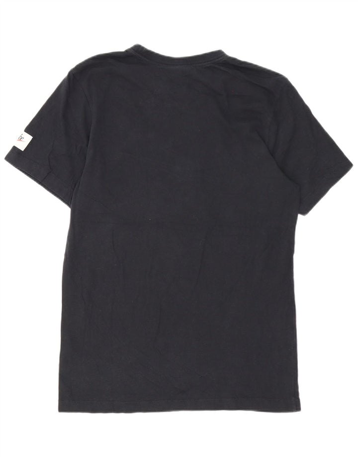 Nike Herren-T-Shirt mit Grafik, Größe S, schwarze Baumwolle