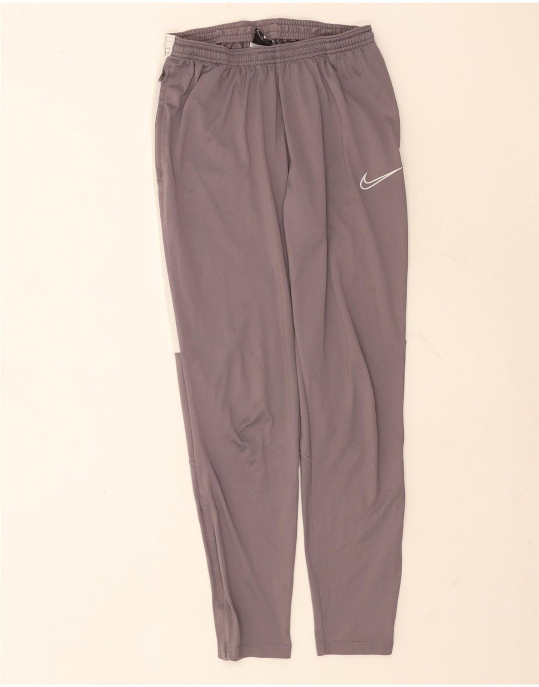 Nike Herren Dri Fit Trainingshose Mittelgraues Colourblock-Polyester