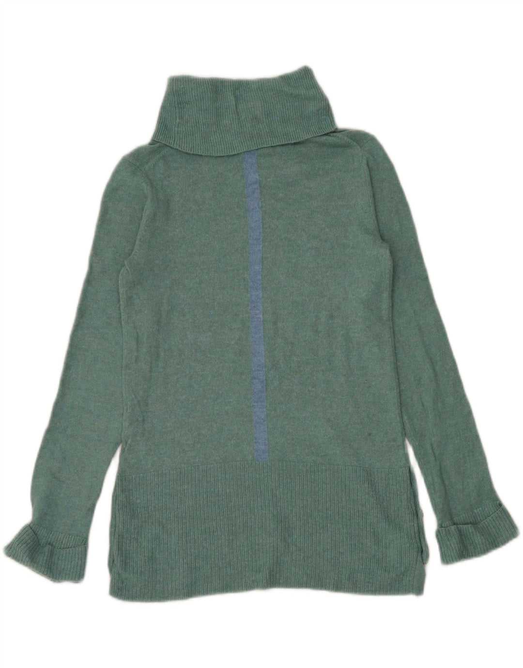 White Stuff Rollkragenpullover für Damen, Gr. 8, klein, grünes Nylon