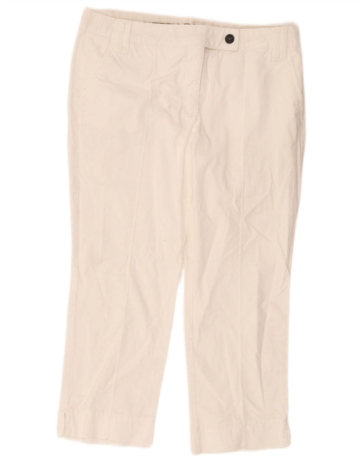Kurze Hose für Damen von North Sails, W34, L23, weiße Baumwolle