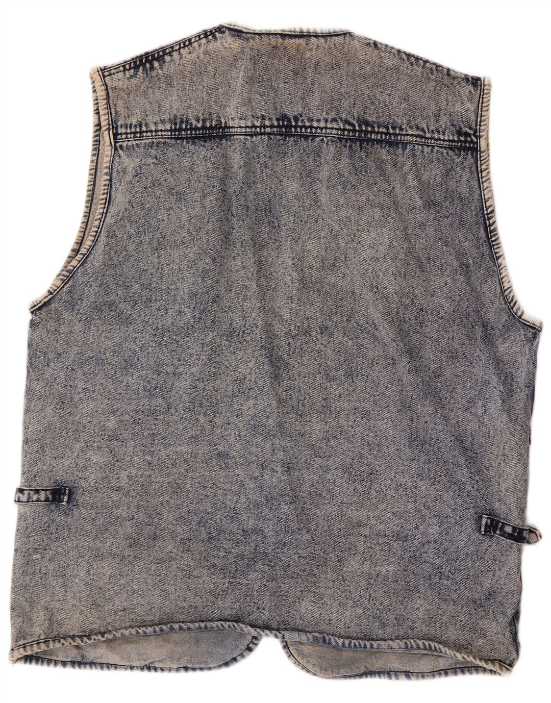 Vintage Herren Jeansweste UK 40 Groß Blau