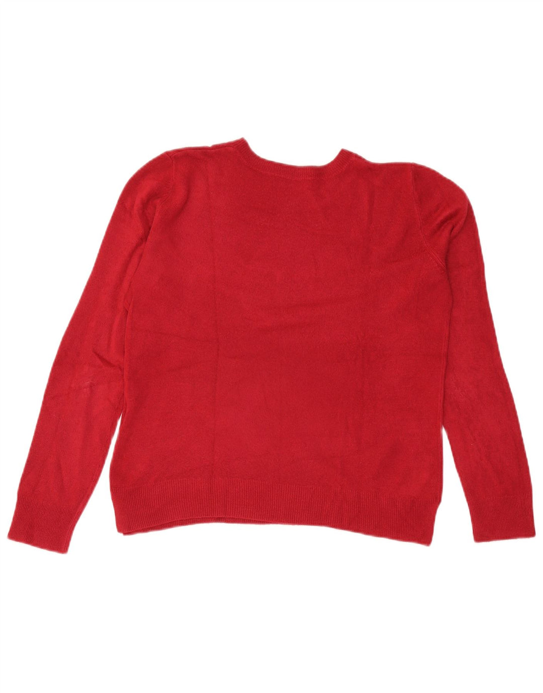 Marks & Spencer Damen Crop Pullover mit U-Boot-Ausschnitt, Gr. 12, Mittelrot