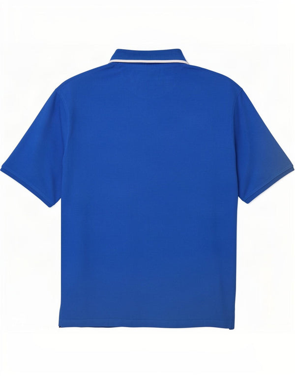 James Pringle Mens Polo Shirt XL Blue Cotton