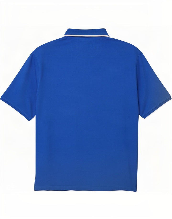 James Pringle Herren Poloshirt XL Blau Baumwolle